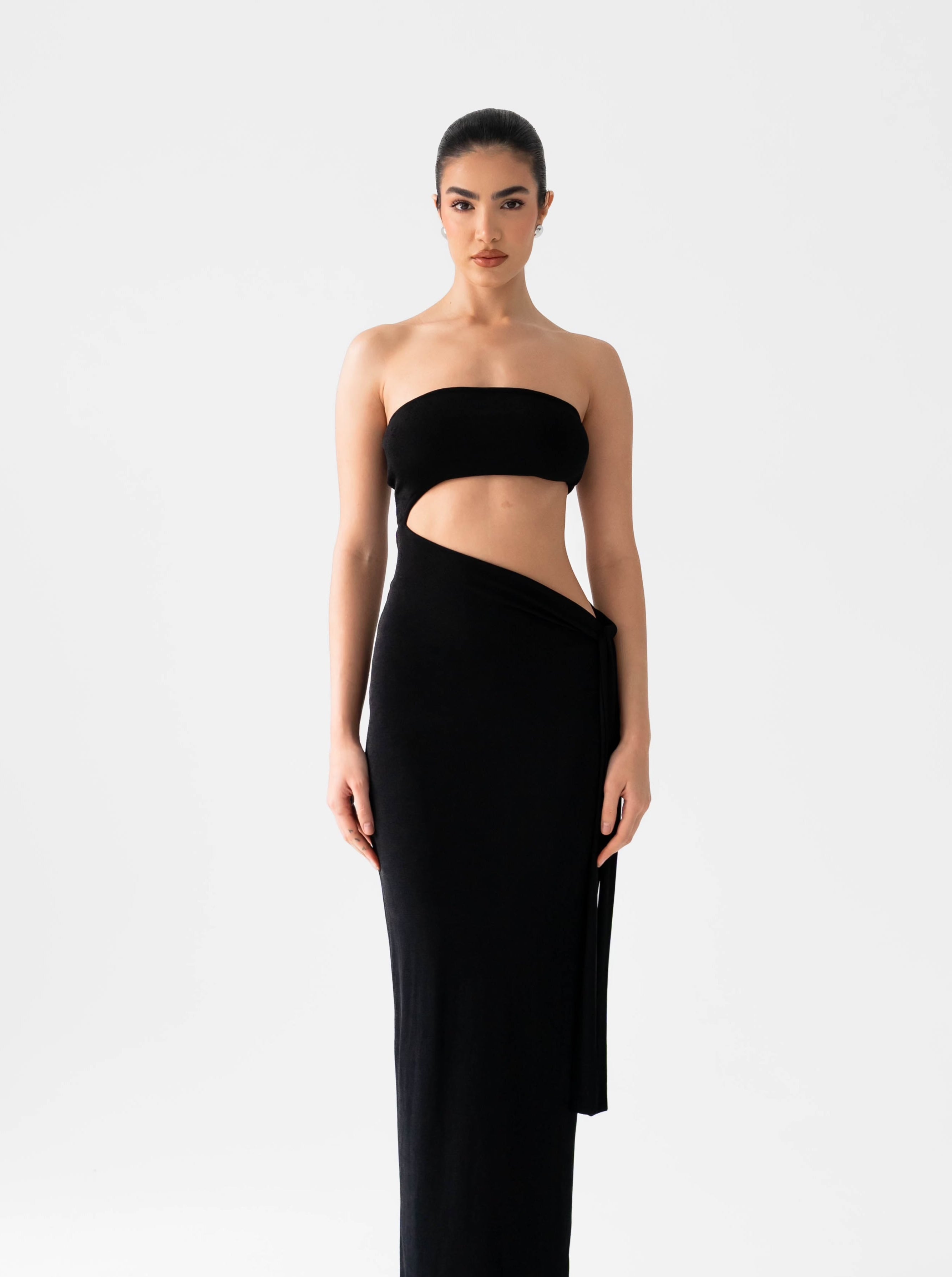 Biarritz Dress — Noir