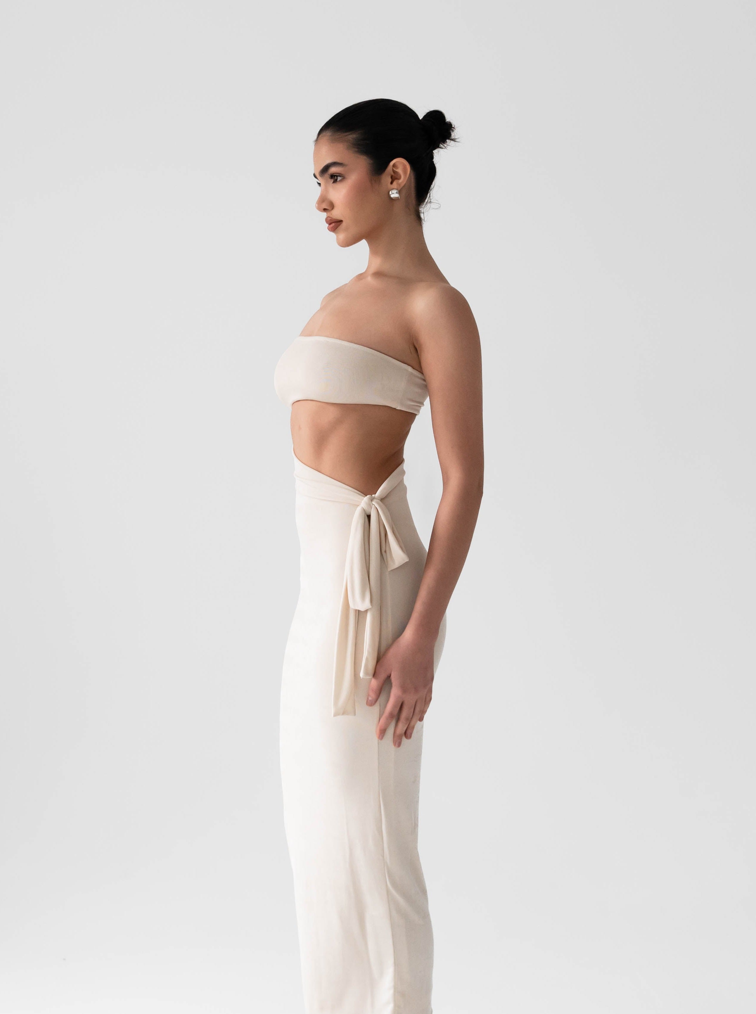 Biarritz Dress — Crème