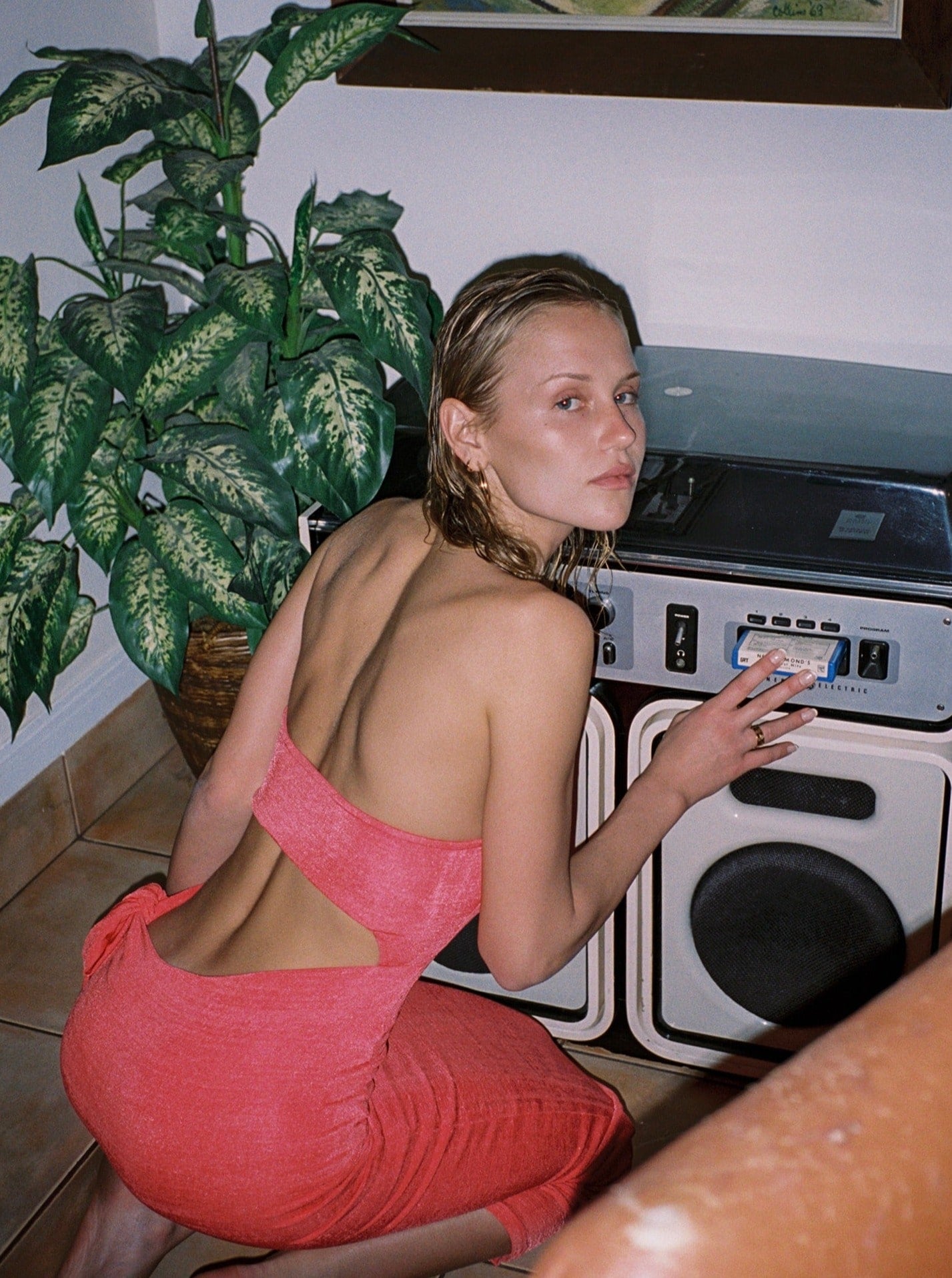 Biarritz Dress — Guava